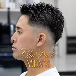 ショート メンズ フェード×メンズ カット|SHOTAのヘアスタイル