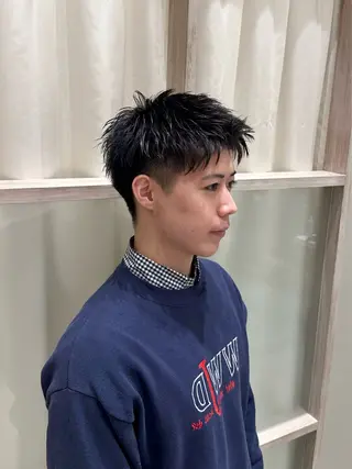 メンズ N,SOL / 岩上 新大のヘアスタイル