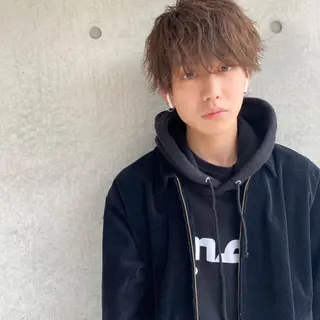 ミディアム カラー ヘアアレンジ 【公式】メンズ専門 🔥BLUCK渋谷店のヘアスタイル