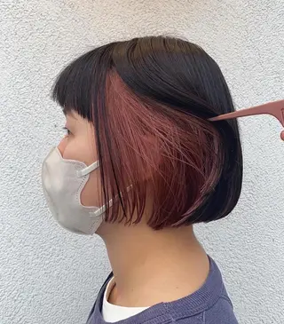 ショート カラー メンズパーマ特化/ むらたのヘアスタイル
