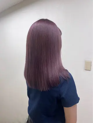 カラー ケアブリーチ/透明感 カラー🎀moeのヘアスタイル