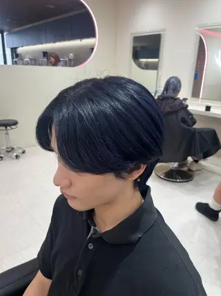 ミディアム カラー メンズ 💟RINNA 艶カラー💟のヘアスタイル