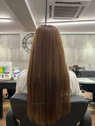 ロング カラー 永井 脩弥のヘアスタイル