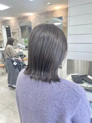 ミディアム レイヤー/艶髪カラー 森本くるみのヘアスタイル