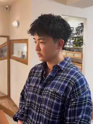 ショート メンズ 栄/メンズカット/ 二村 洸太朗のヘアスタイル