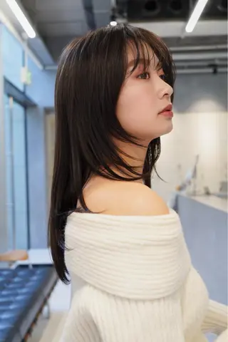 セミロング 表参道美容師 ぶんじのヘアスタイル