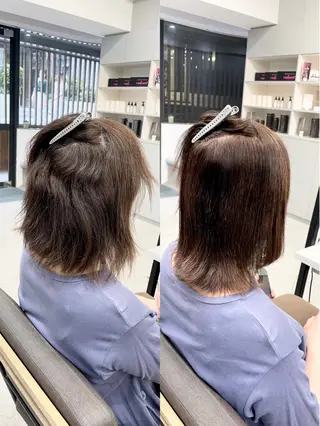 ショート カラー パーマ 生艶髪&レイヤー🔔 渋谷お薦めNo.1✨のヘアスタイル