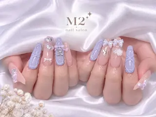 ネイル 長さだし専門店 M2 rikaのネイルデザイン