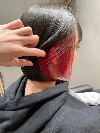ミディアム カラー 表参道/個室シェア サロン/中山優介のヘアスタイル
