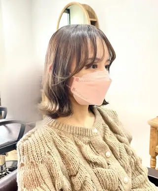 ミディアム 浅海 和孝のヘアスタイル