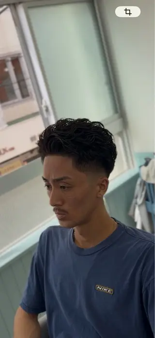 ショート パーマ メンズ メンズ特化理容師 ふうきのヘアスタイル