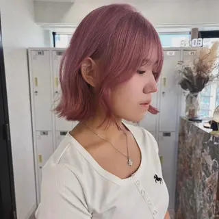 カラー ハイトーン/モテ髪 🎀hina🎀のヘアスタイル