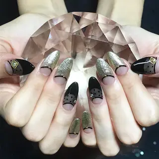 ネイル 渋谷/チップ長さ出し 👑アプレgel-xのネイルデザイン