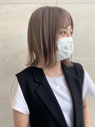 ミディアム 坪井 彰吾のヘアスタイル