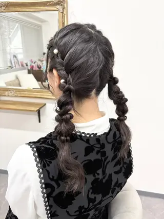 ヘアアレンジ ヘアサロン ミカヅキのヘアスタイル