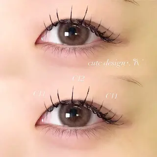 マツエク・マツパ 大阪福島🎀るのん 韓国束感マツエク🧁のマツエク・マツパデザイン