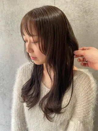 ロング カラー 縮毛矯正/レイヤー taiga🧡のヘアスタイル