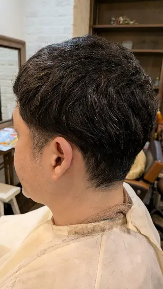 ショート カットモデル無料✂️ 菊池　位公のヘアスタイル