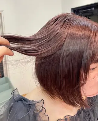 ミディアム カラー 🍒暖色カラー🍒 渋谷/YUUのヘアスタイル
