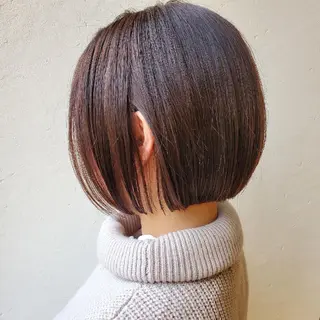 ショート ばんの かすみのヘアスタイル