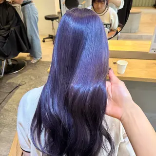 セミロング カラー 💘韓国レイヤー上 品カラーruru💘のヘアスタイル
