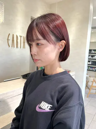 ショート 髪質改善カラー /レイヤーカットのヘアスタイル
