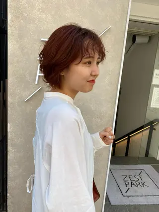 ショート カラー 【似合わせ提案】鈴木 舞のヘアスタイル