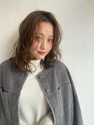 ミディアム 🍃透明感スタイル yu-ka🍃のヘアスタイル