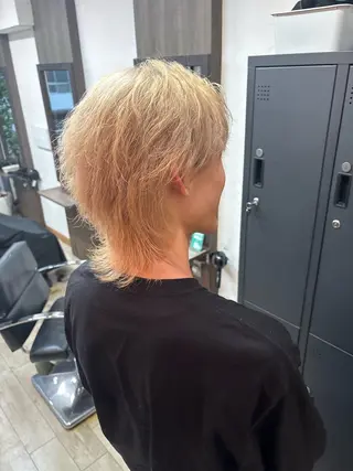 カラー メンズ メンズハイトーン特化 てるぼうのヘアスタイル