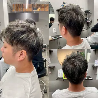 カラー メンズ 🌹ミラクル美容師 🌹ブリーチ✨くっぽのヘアスタイル