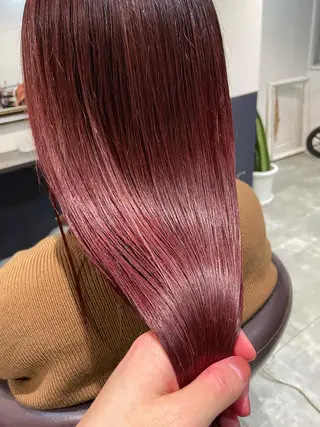 ロング カラー 大人ボブと似合 わせカラー/馬場 翼のヘアスタイル
