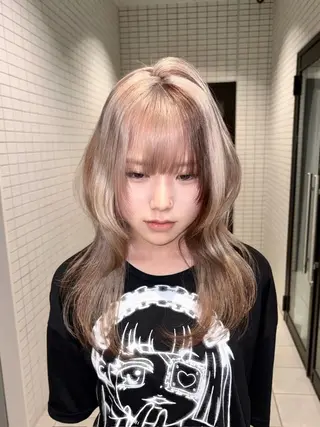 ミディアム 色落ち特化/似合わせ カット🎼MEIのヘアスタイル