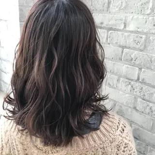 ミディアム カラー Oopsレイヤー 加藤澄都のヘアスタイル