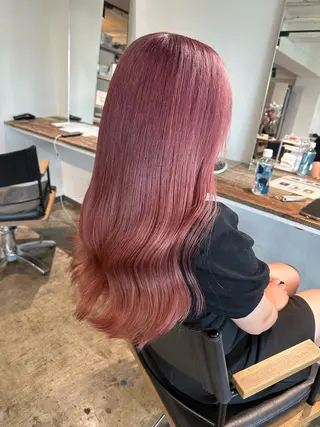 ロング カラー ✨艶ブリーチカラー ✨四ノ宮裕己のヘアスタイル