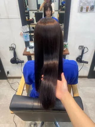 カラー こはる.⋆𝜗𝜚／ 谷町／透明感カラーのヘアスタイル