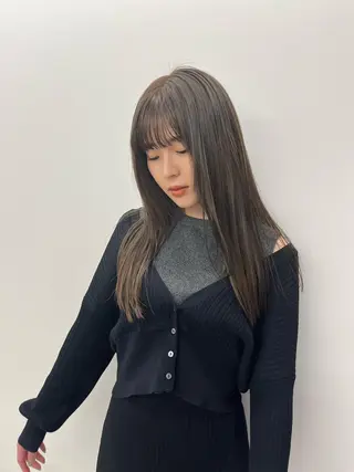 ロング カラー 韓国好き🇰🇷 美容師MIKUのヘアスタイル