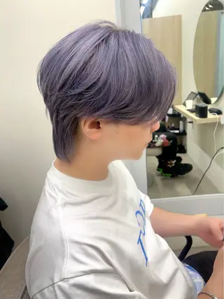 メンズ メンズ レイヤー ウルフ 弓木啓輔のヘアスタイル