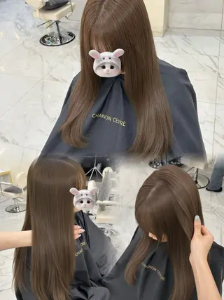 ロング hiyori🎀 トレンドレイヤーのヘアスタイル