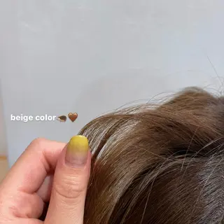 カラー いまかわ ゆなのヘアスタイル