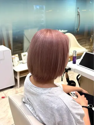 ミディアム カラー MIHO/透明感 カラー/似合わせ✂️のヘアスタイル