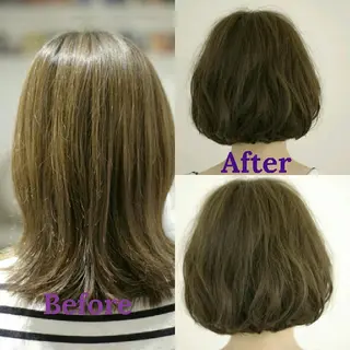 ショート カラー 川俣 洋仁のヘアスタイル