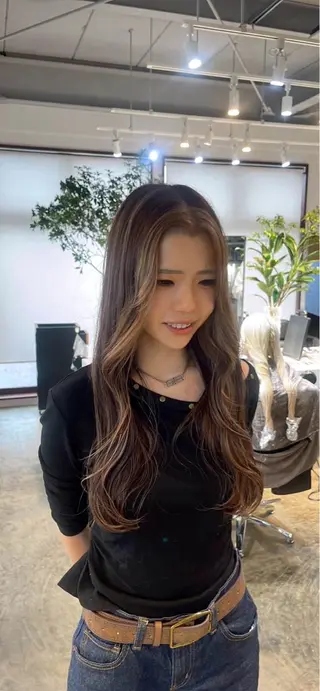 ロング ྀི akane   ྀིのヘアスタイル