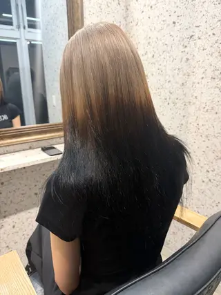 ロング カラー SHOTO ハイトー ン/ブロンドカラーのヘアスタイル