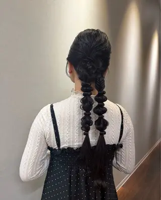 ロング カラー ヘアアレンジ "Daisy" Rio /大名・天神のヘアスタイル