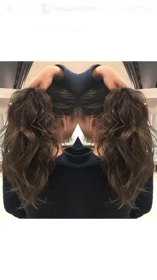 ロング カラー box mico. mutsumiのヘアスタイル