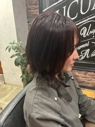 ショート ダメージレス縮毛矯正 カット//あさみ🌈のヘアスタイル