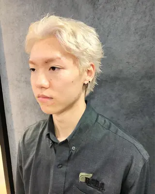 カラー ヘアアレンジ メンズ メンズ特化✂️栗原 侑也のヘアスタイル