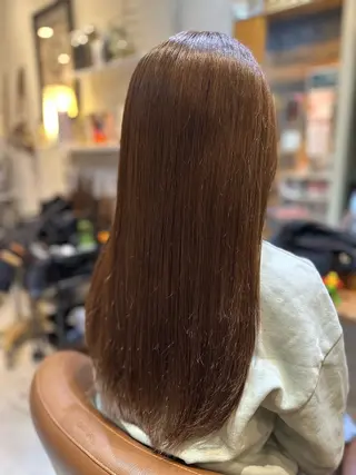 ロング カラー 青石 ちゃおのヘアスタイル