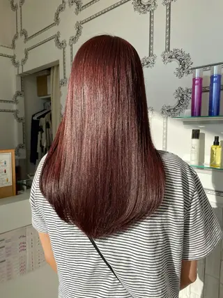 セミロング 岡本 健秀のヘアスタイル