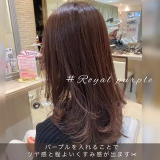 セミロング カラー 似合う髪型見つけます AYAKAのヘアスタイル